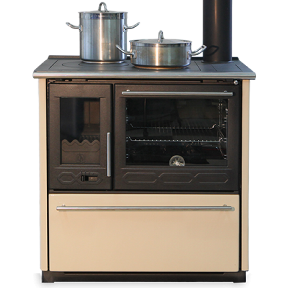 Sporák na drevo Plamen 850 Glas N, 8kW