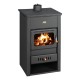 Krbové kachle s teplovodným výmenníkom Prity K2 CP W10 s liatinovou doskou, 13.3kW | Kachle na drevo / Piecky na drevo | Krbové kachle |