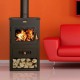 Krbové kachle s teplovodným výmenníkom Prity K2 CP W10 s liatinovou doskou, 13.3kW | Kachle na drevo / Piecky na drevo | Krbové kachle |