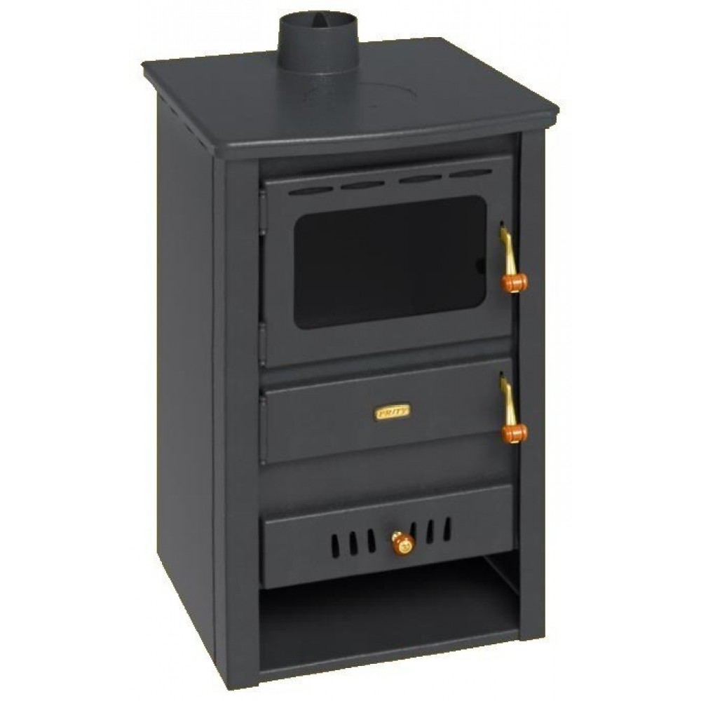 Krbové kachle s teplovodným výmenníkom Prity K22 CP W10 s liatinovou doskou, 13,3kW | Kachle na drevo / Piecky na drevo | Krbové kachle |