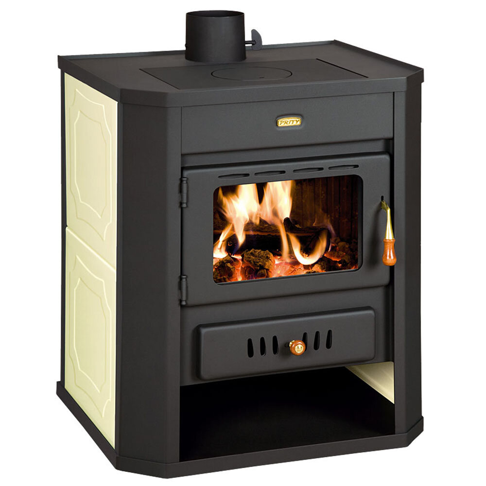Krbové kachle s teplovodným výmenníkom Prity WD W15, 19kW | Kachle na drevo / Piecky na drevo | Krbové kachle |