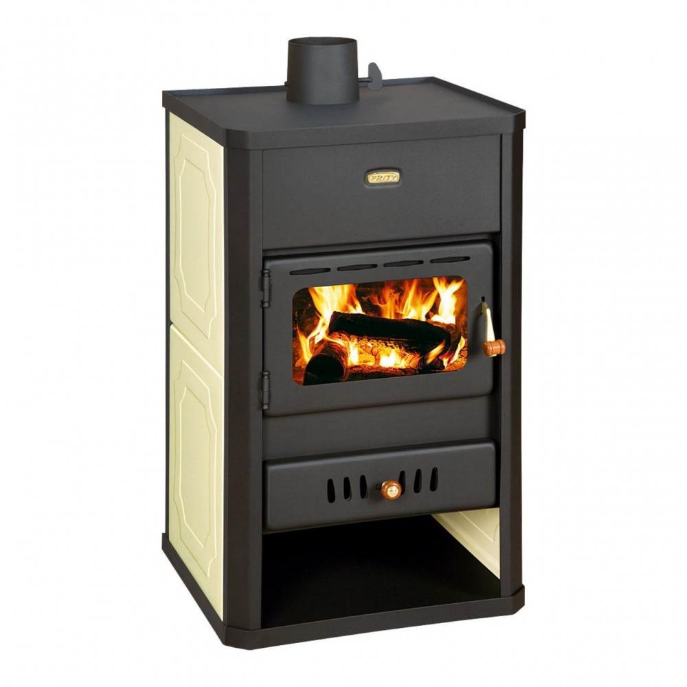 Krbové kachle s teplovodným výmenníkom Prity S1 W10, 13.3kW | Kachle na drevo / Piecky na drevo | Krbové kachle |