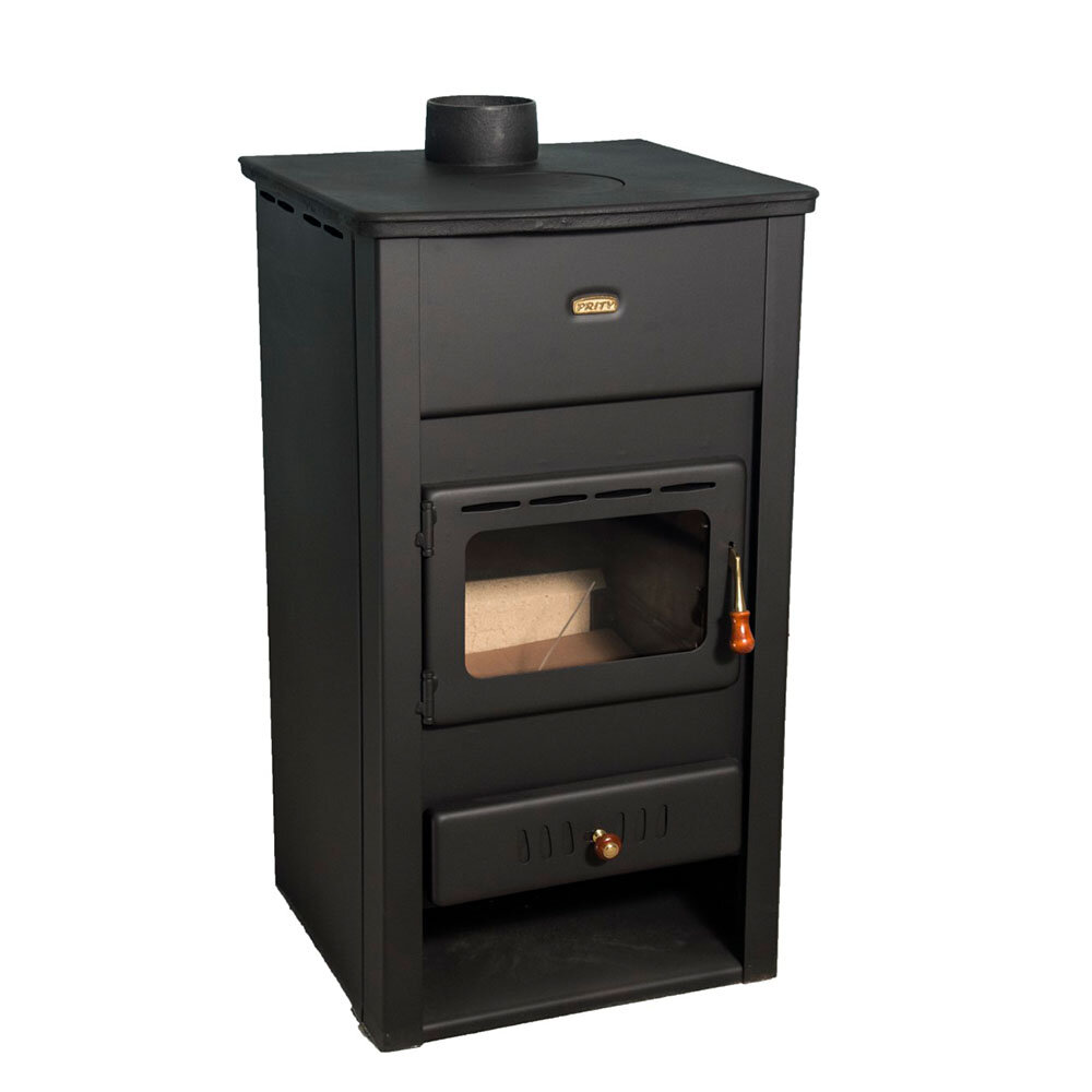 Kachle / Piecka na drevo Prity K2 CP s liatinovou doskou, 10,4kW, Log | Kachle na drevo / Piecky na drevo | Krbové kachle |