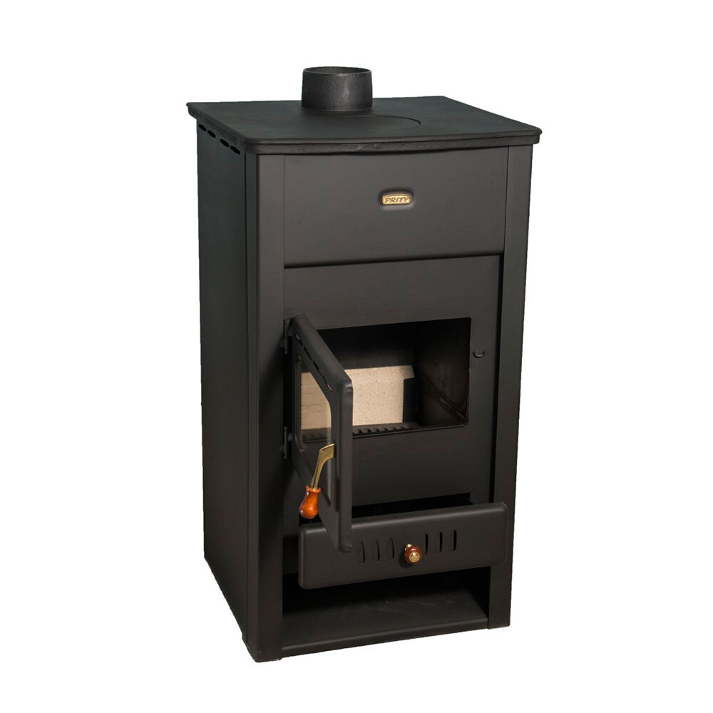 Kachle / Piecka na drevo Prity K2 CP s liatinovou doskou, 10,4kW, Log | Kachle na drevo / Piecky na drevo | Krbové kachle |