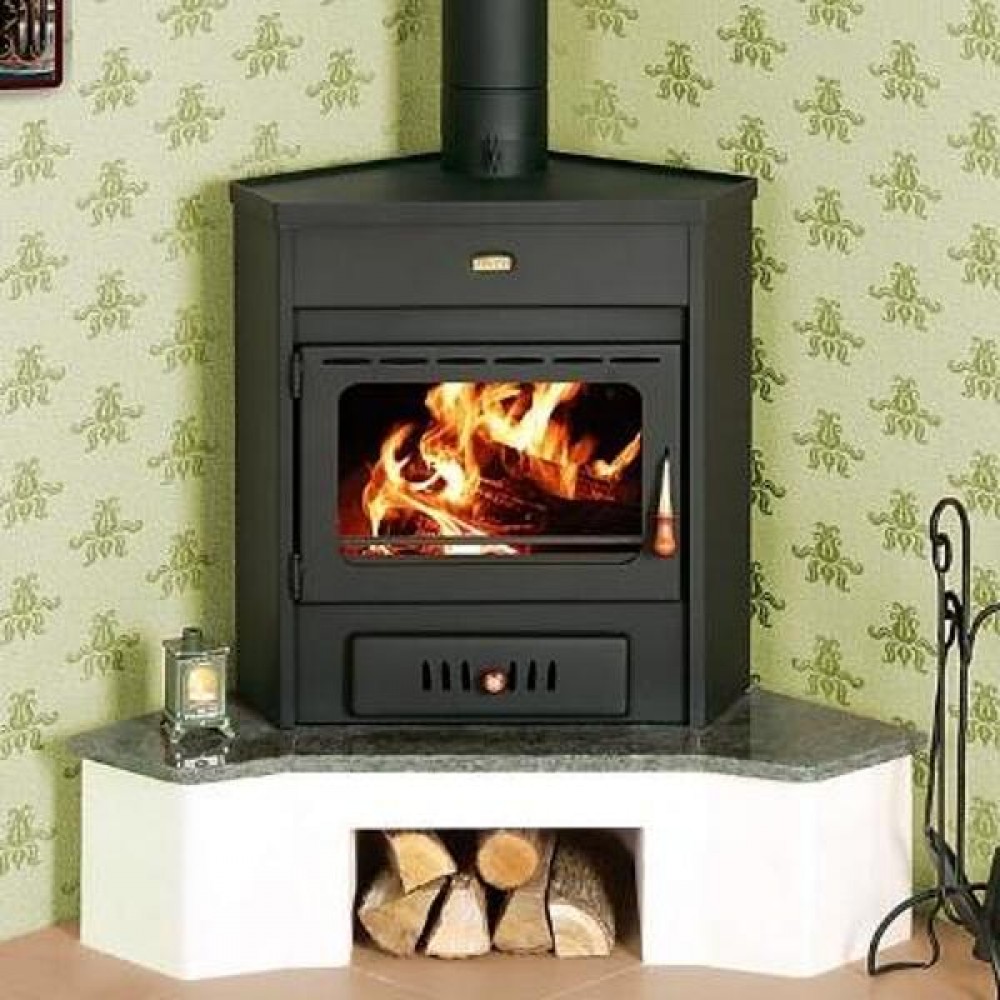 Krbové kachle s teplovodným výmenníkom Prity AM W12, 13.5kW | Kachle na drevo / Piecky na drevo | Krbové kachle |
