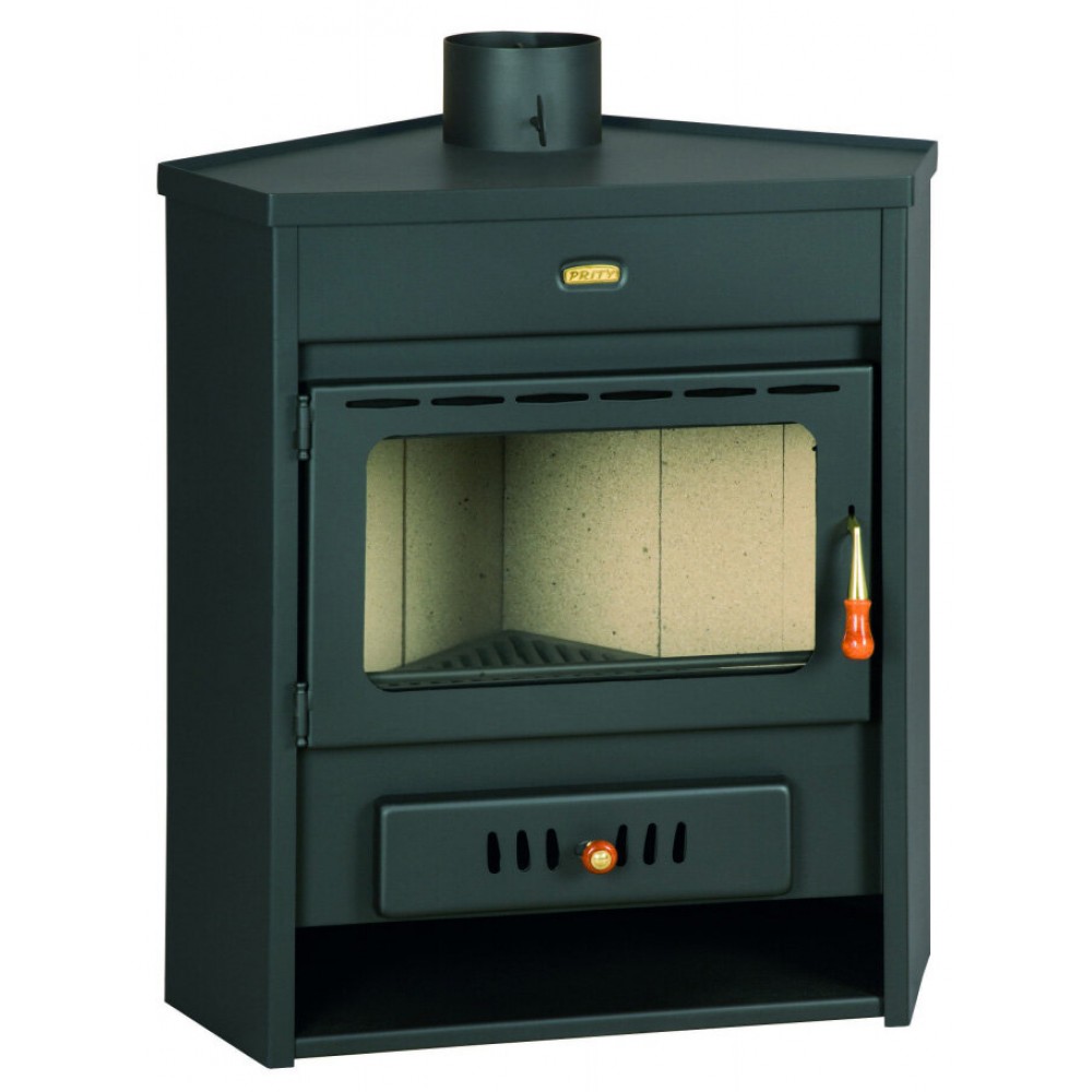 Krbové kachle s teplovodným výmenníkom Prity AM W12, 13.5kW | Kachle na drevo / Piecky na drevo | Krbové kachle |