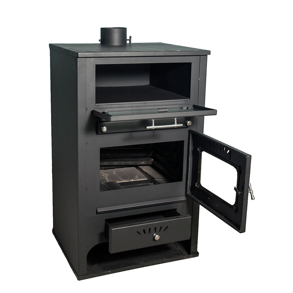 Krbové kachle s teplovodným výmenníkom s rúrou Zvezda GF VR 16, 15.4kW | Kachle na drevo / Piecky na drevo | Krbové kachle |