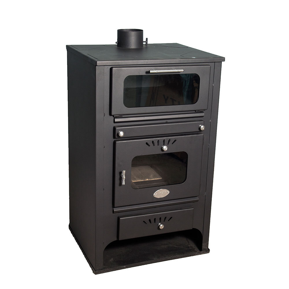 Krbové kachle s teplovodným výmenníkom s rúrou Zvezda GF VR 16, 15.4kW | Kachle na drevo / Piecky na drevo | Krbové kachle |