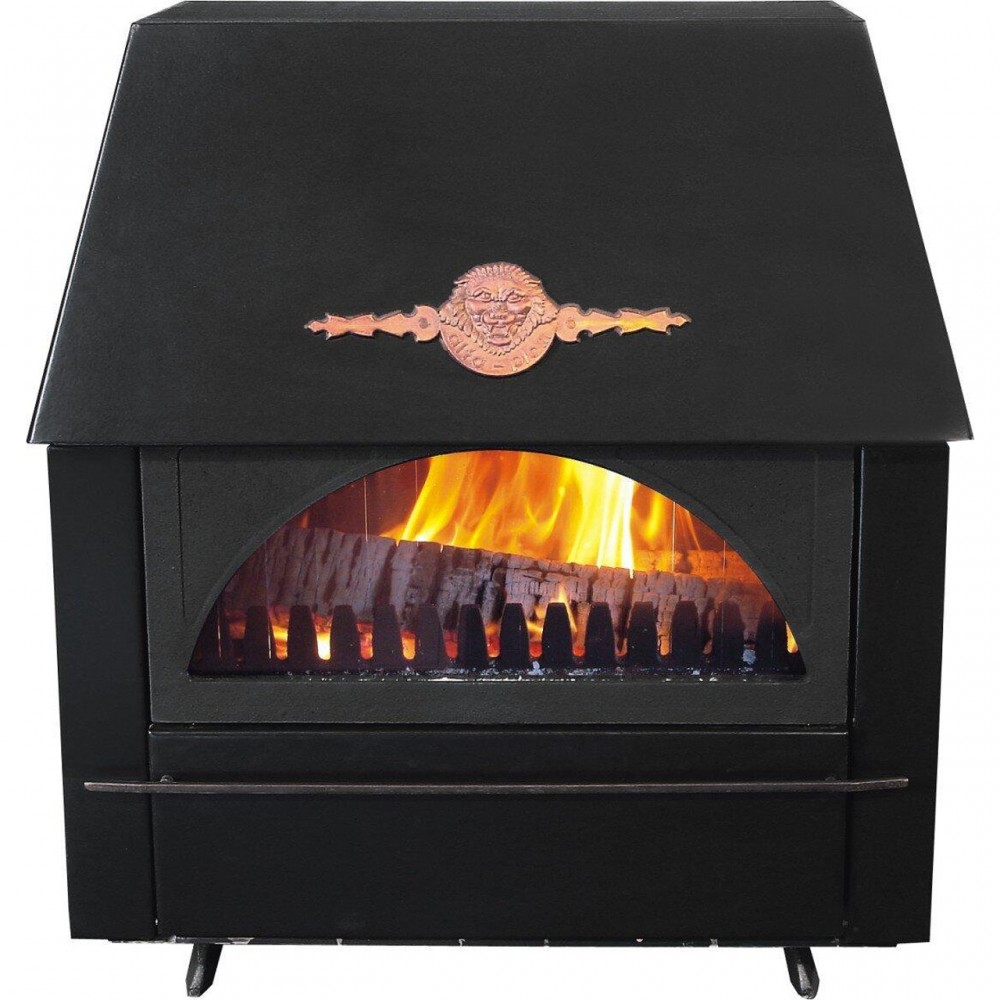 Krbové kachle s teplovodným výmenníkom Alfa Plam Rustikal E, 14kW | Kachle na drevo / Piecky na drevo | Krbové kachle |