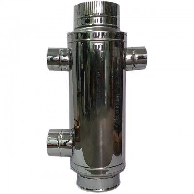 Výmenník tepla na komín, nerezová oceľ AISI 430, priemer 150mm-250mm. - Tepelné výmenníky