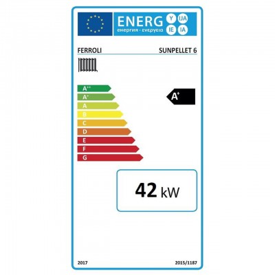 Kotol na pelety Ferroli SUN PELLET 6, 42 KW - Kotly na pelety (súpravy)