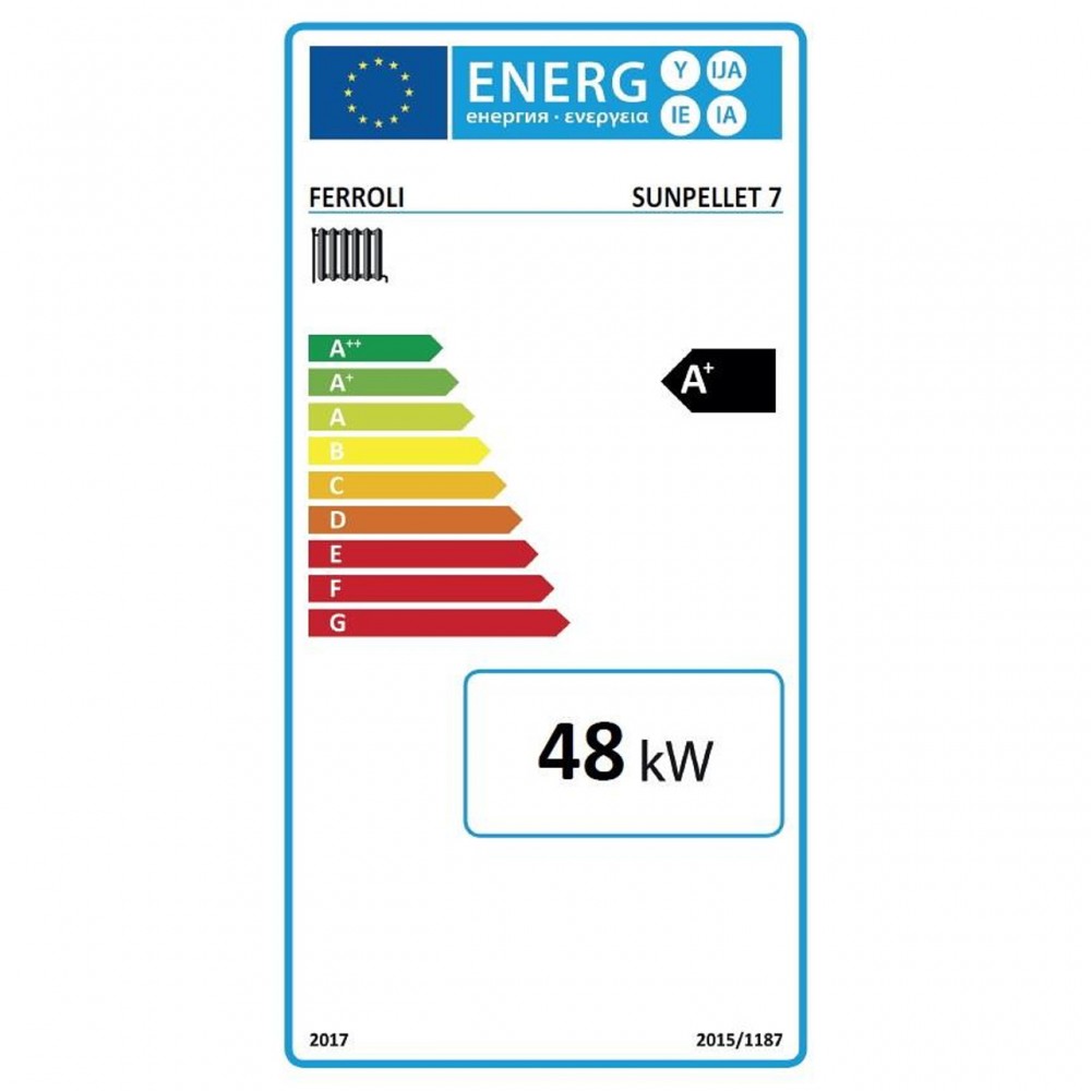 Kotol na pelety Ferroli SUN PELLET 7, 48 KW | Kotly na pelety (súpravy) |  |