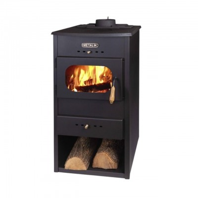 Kachle / Piecka na drevo Metalik Hit Cast Iron s liatinovou doskou, 8.6 kW - Kachle na drevo / Piecky na drevo