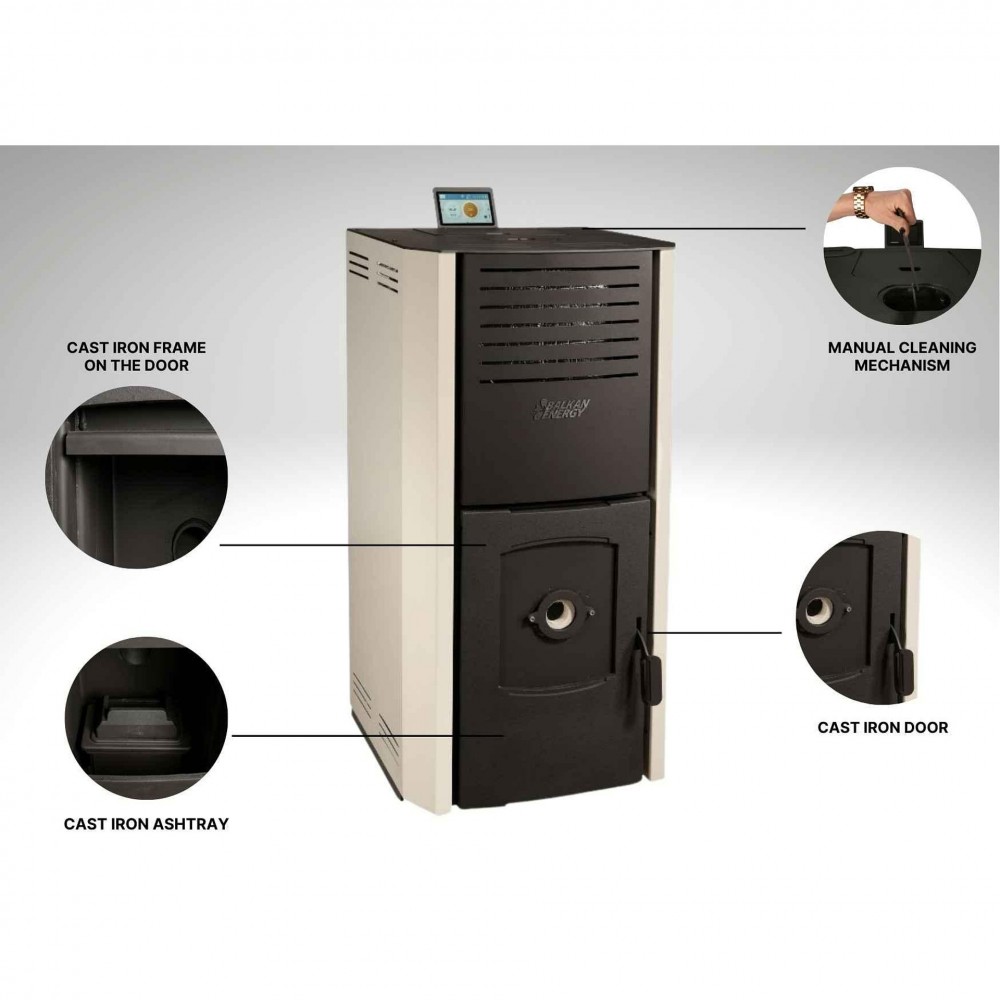 Kotol na pelety Balkan Energy Sofia B, 25 kW | Kotly na pelety | Pelety |