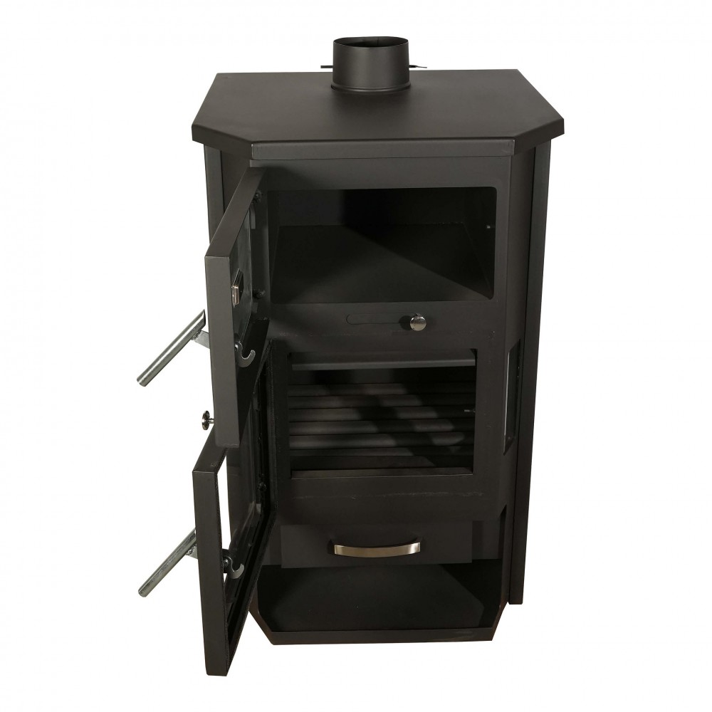 Krbové kachle s teplovodným výmenníkom s rúrou Horvat Feniks RNE, 26 kW | Kachle na drevo / Piecky na drevo | Krbové kachle |