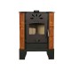 Kachle / Piecka na drevo Horvat Thetford TK9-3, Hnedá, 9 kW | Kachle na drevo / Piecky na drevo | Krbové kachle |