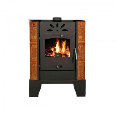 Kachle / Piecka na drevo Horvat Thetford TK9-3, Hnedá, 9 kW - Kachle na drevo / Piecky na drevo