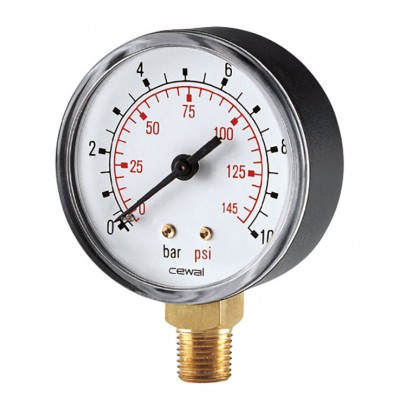 Radial manometer Cewal, Bottom connection - Porovnanie produktov