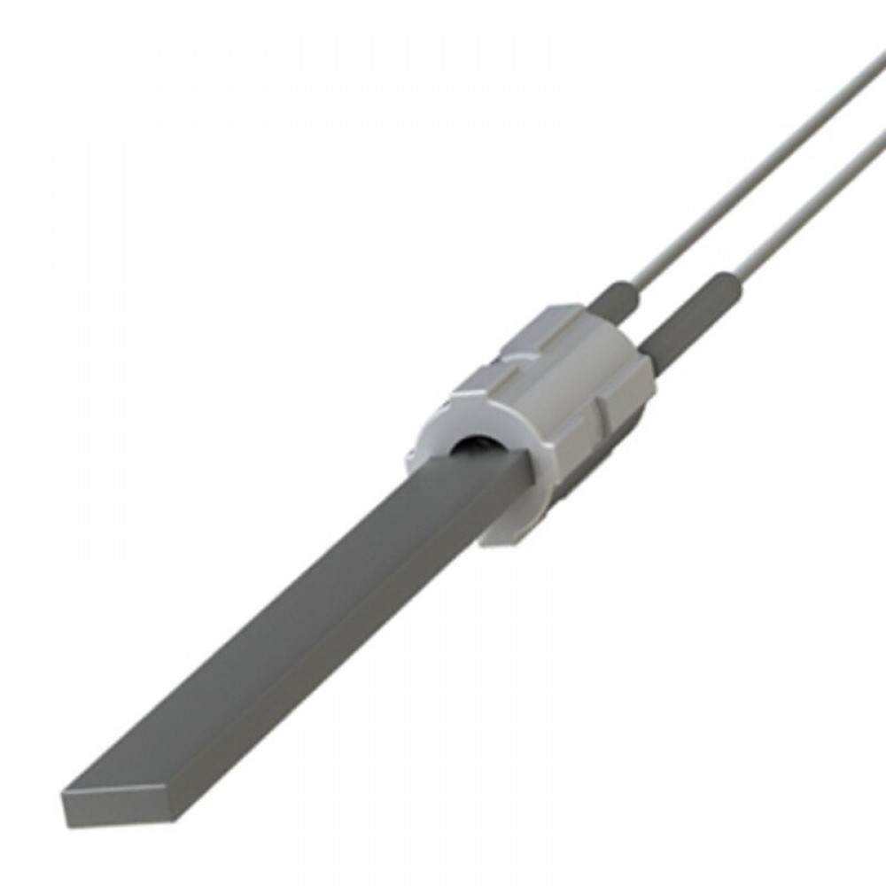 Zapaľovač / rezistor s čiernym kremenným kryštálom pre peletové kachle Eco Spar, BURNiT, Palazzetti, Ravelli, MCZ, celková dĺžka 122mm, 300W | Zapaľovače / rezistory pre peletové kachle | Diely pre peletové kachle |