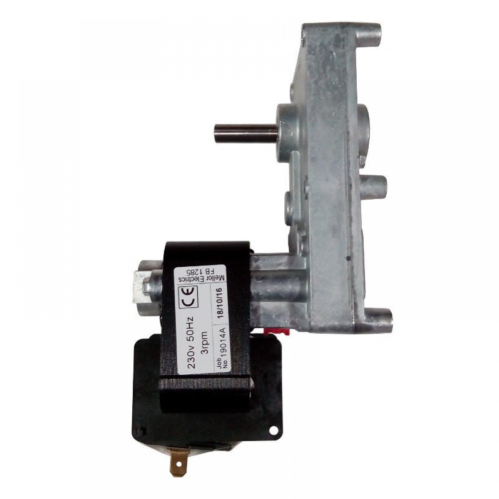 Prevodový motor Mellor FB1285, 3RPM pre peletové kachle Clam a iné | Prevodové motory | Diely pre peletové kachle |