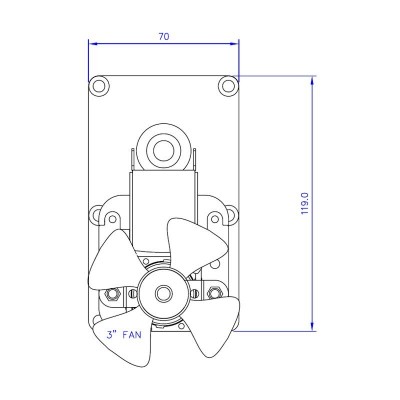Prevodový motor Mellor FB1146, 5,3 ot./min pre peletové kachle Ecoteck, Lincar, Moretti Design, Ravelli, Thermorossi, Ungaro a iné - Prevodové motory pre peletové kachle