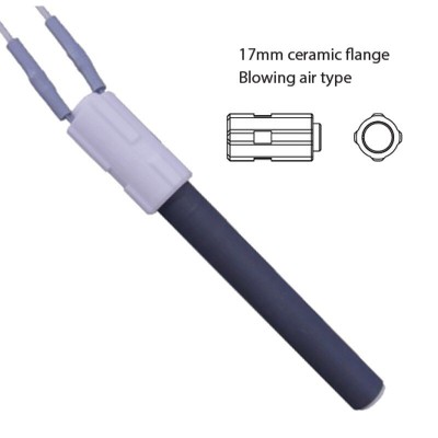 Keramické Zapaľovač / rezistor pre peletové kachle BURNiT, Palazzetti a iné, celková dĺžka 113mm, 260W - Zapaľovače / rezistory pre peletové kachle