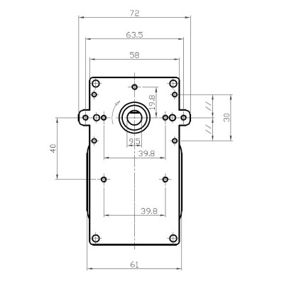 Prevodový motor Kenta K9115068, 2RPM pre peletové kachle Edilkamin, Cadel, Nordica Extraflame, Eurofiamma - Prevodové motory pre peletové kachle