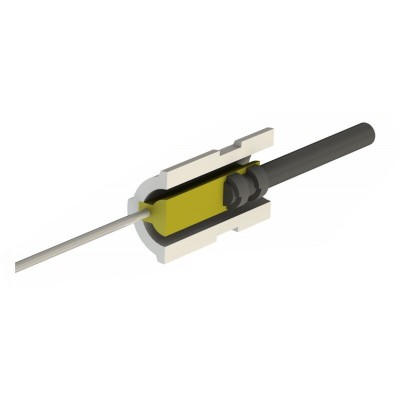 Nízkonapäťové Zapaľovač / rezistor pre peletové kachle Eco Spar, BURNiT, celková dĺžka 65mm, 95W až 24V - Zapaľovače / rezistory pre peletové kachle