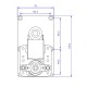 Prevodový motor Mellor FB1171, 1.5RPM pre peletové kachle Eco Spar, Arce, Cadel, Caminetti Montegrappa, Edilkamin, Italiana Camini, Palladio a iné | Prevodové motory | Diely pre peletové kachle |