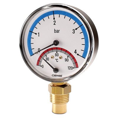 Axial thermomanometer Cewal, Bottom connection - Porovnanie produktov