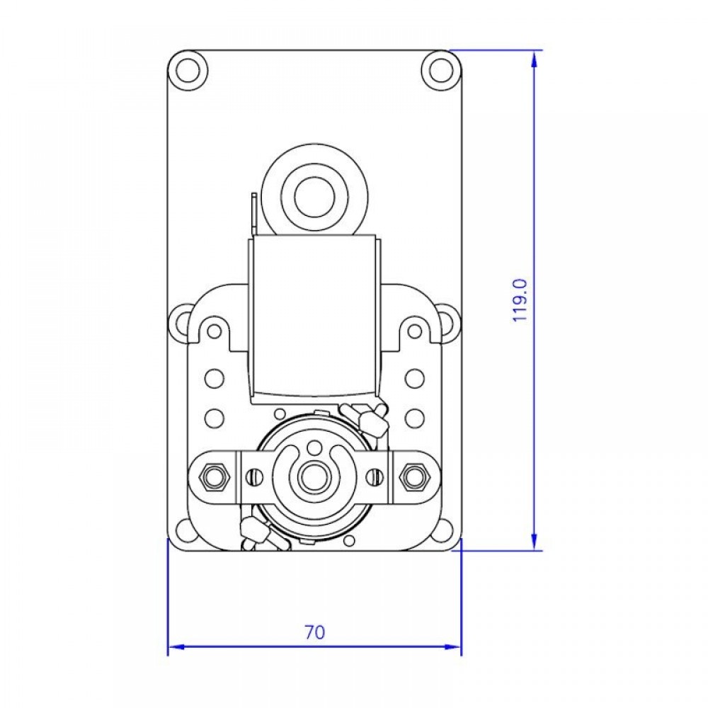 Prevodový motor Mellor FB1218 pre peletové kachle Alfa Plam, Arce, Clementi, Enviro, Vescovi, Pasqualicchio, 3RPM | Prevodové motory pre peletové kachle | Diely pre peletové kachle |