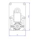 Prevodový motor Mellor FB1218 pre peletové kachle Alfa Plam, Arce, Clementi, Enviro, Vescovi, Pasqualicchio, 3RPM | Prevodové motory pre peletové kachle | Diely pre peletové kachle |