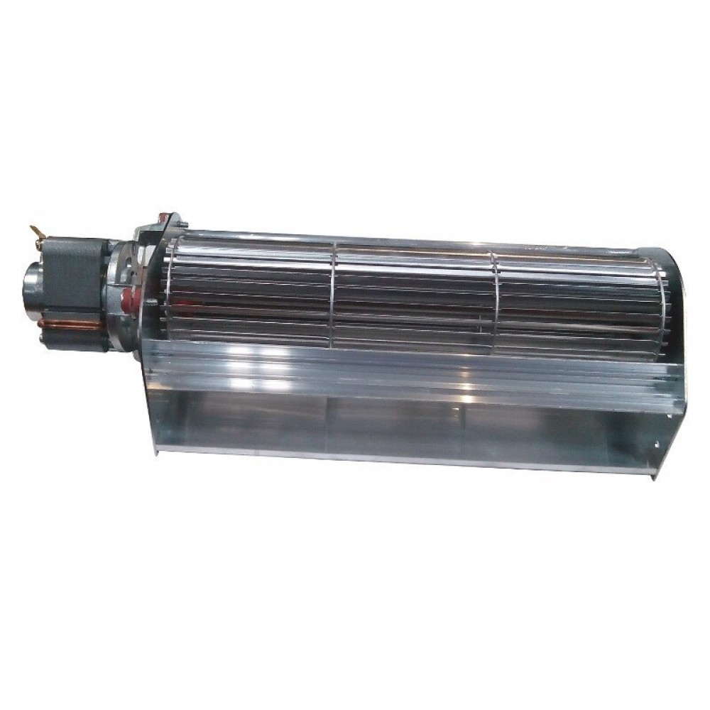 Tangenciálny ventilátor pre peletové kachle Eva Calor, Prisma, s Ø80 mm, prietok 175/195 m³/h | Ventilátory a dúchadlá pre peletové kachle | Diely pre peletové kachle |