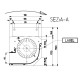 Tangenciálny ventilátor pre peletové kachle Edilkamin a iné s Ø80 mm, prietok 485 m³/h | Ventilátory a dúchadlá | Diely pre peletové kachle |