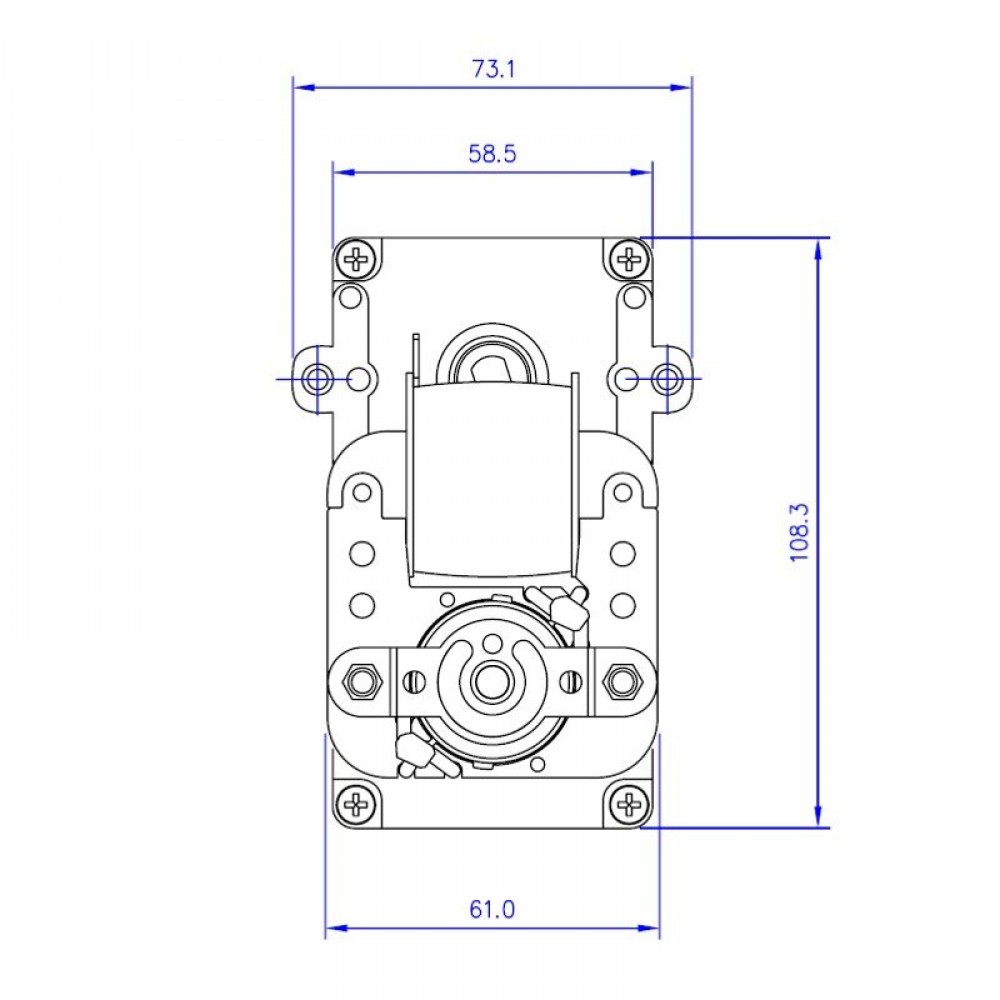 Prevodový motor s dutým hriadeľom Mellor KB1004, 5RPM pre peletové kachle Karmek One, Eurostek a iné | Prevodové motory | Diely pre peletové kachle |