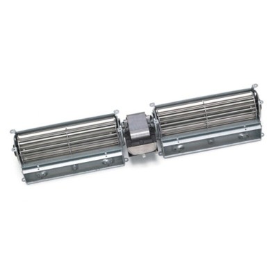 Dvojitý priečny ventilátor Fergas pre peletové kachle Edilkamin, Cadel, Italiana Camini, s Ø 60 mm, prietok 155 m³/h - Diely pre peletové kachle
