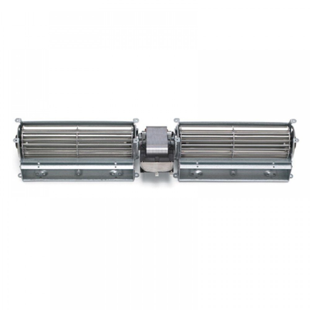 Dvojitý priečny ventilátor Fergas pre peletové kachle Cadel, Ravelli, Edilkamin, s Ø60 mm, prietok 168 m³/h, 360 mm | Ventilátory a dúchadlá pre peletové kachle | Diely pre peletové kachle |