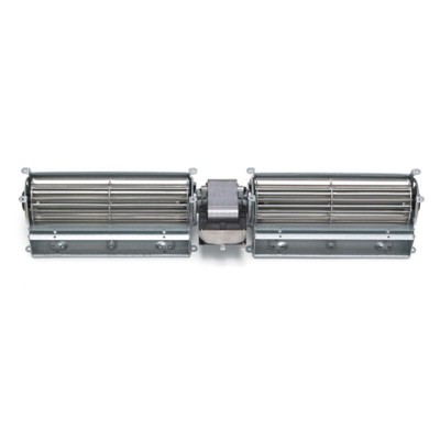 Dvojitý priečny ventilátor Fergas pre peletové kachle Cadel, Ravelli, Edilkamin, s Ø60 mm, prietok 168 m³/h, 360 mm - Diely pre peletové kachle
