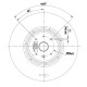 Radiálny ventilátor EBM pre peletové kachle Ecoforest, Edilkamin, prietok 195 m³/h | Ventilátory a dúchadlá pre peletové kachle | Diely pre peletové kachle |