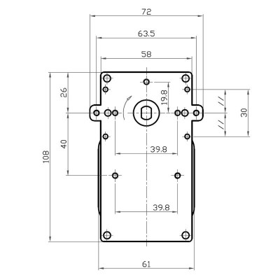 Prevodový motor s dutým hriadeľom Kenta K9117157, 5RPM pre peletové kachle Cadel, Deville, Eurofiamma, Italflame, Karmek One, Puros, Qlima, Zibro, Eurostek, Ambiente e Calore, Bestfire, Eurostek, Fair, Italiana Camini, King Fire, Mecatech, MG, Puros, Tecnoflam, TMC a iné - Prevodové motory pre peletové kachle