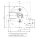 Radiálny ventilátor Fergas pre peletové kachle Ecoforest, Edilkamin, Italiana Camini, prietok 258 m³/h | Ventilátory a dúchadlá pre peletové kachle | Diely pre peletové kachle |