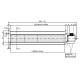 Tangenciálny ventilátor pre peletové kachle Cadel, Deville, Edilkamin, s Ø60 mm, prietok 190 m³/h | Ventilátory a dúchadlá pre peletové kachle | Diely pre peletové kachle |