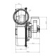 Odsávač dymu Fergas pre peletové kachle Ecoteck, Ferroli, Edilkamin, MCZ, Palazzetti, Ravelli, Royal, Maximálny prietok vzduchu 132 m³/h | Ventilátory a dúchadlá pre peletové kachle | Diely pre peletové kachle |