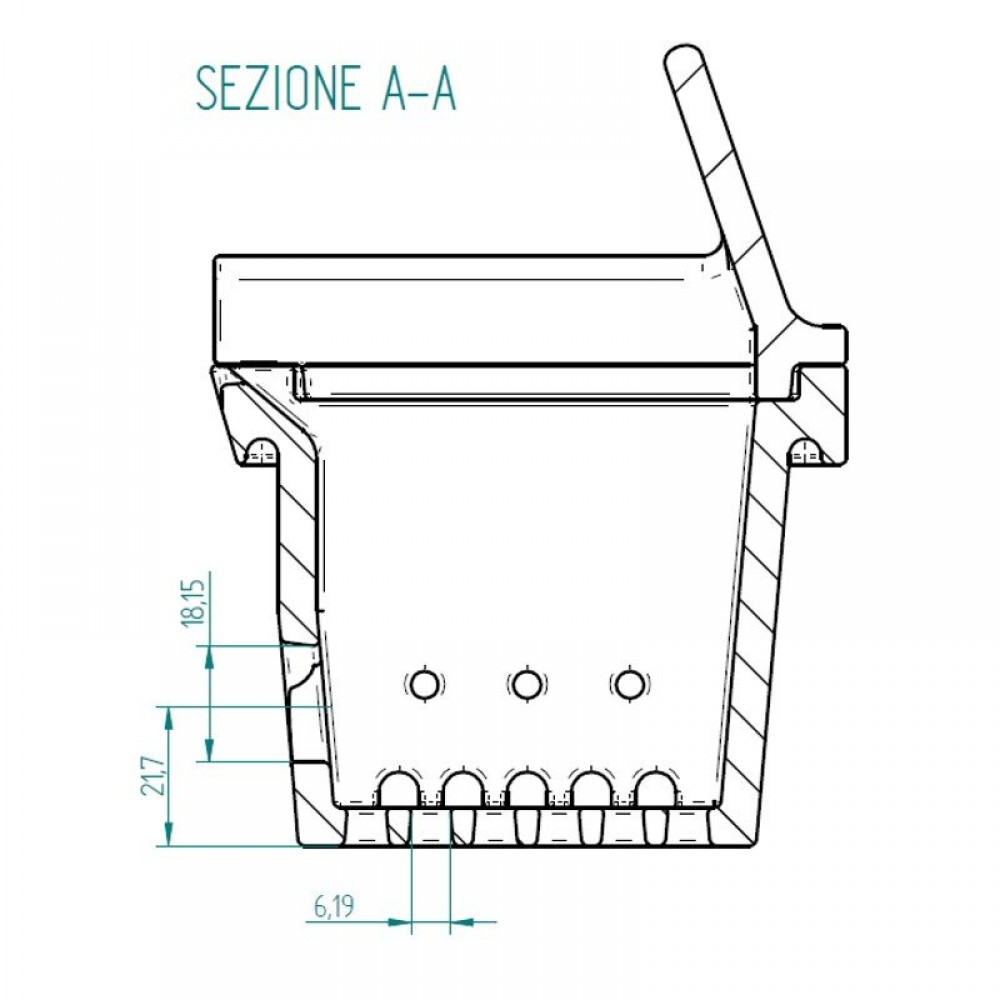 Liatinový hrniec na pelety, 118 x 99 mm | Braziers | Spaľovacia komora |