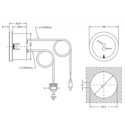 Capillary thermomanometer Cewal, Thermoplastic case - Porovnanie produktov