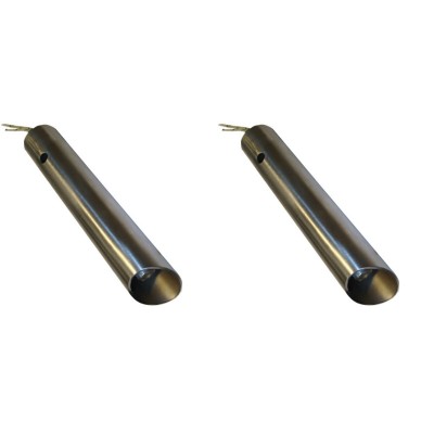 Zapaľovač / rezistor so vzduchovou kanalizačnou trubicou pre horák na pelety Ferroli, Anselmo Cola a iné, celková dĺžka 130mm, 350W - x2 - Časti horáka na pelety
