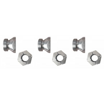 Závitová tvarovka 3/8 pre zapaľovače / rezistory pre peletové kachle - x3 - Diely pre peletové kachle