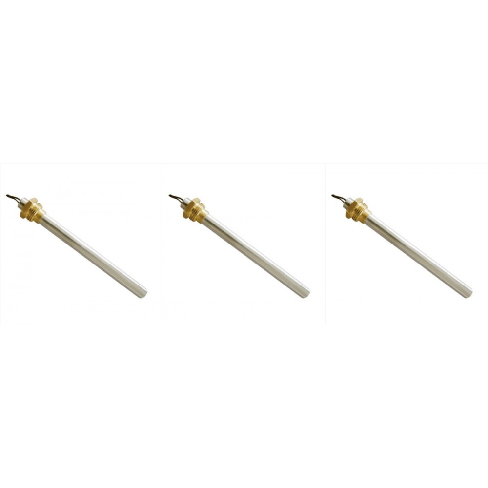 Zapaľovač / rezistor pre peletové kachle MCZ, RED a iné, celková dĺžka 148mm, 350W - x3 | Zapaľovače / rezistory pre peletové kachle | Diely pre peletové kachle |