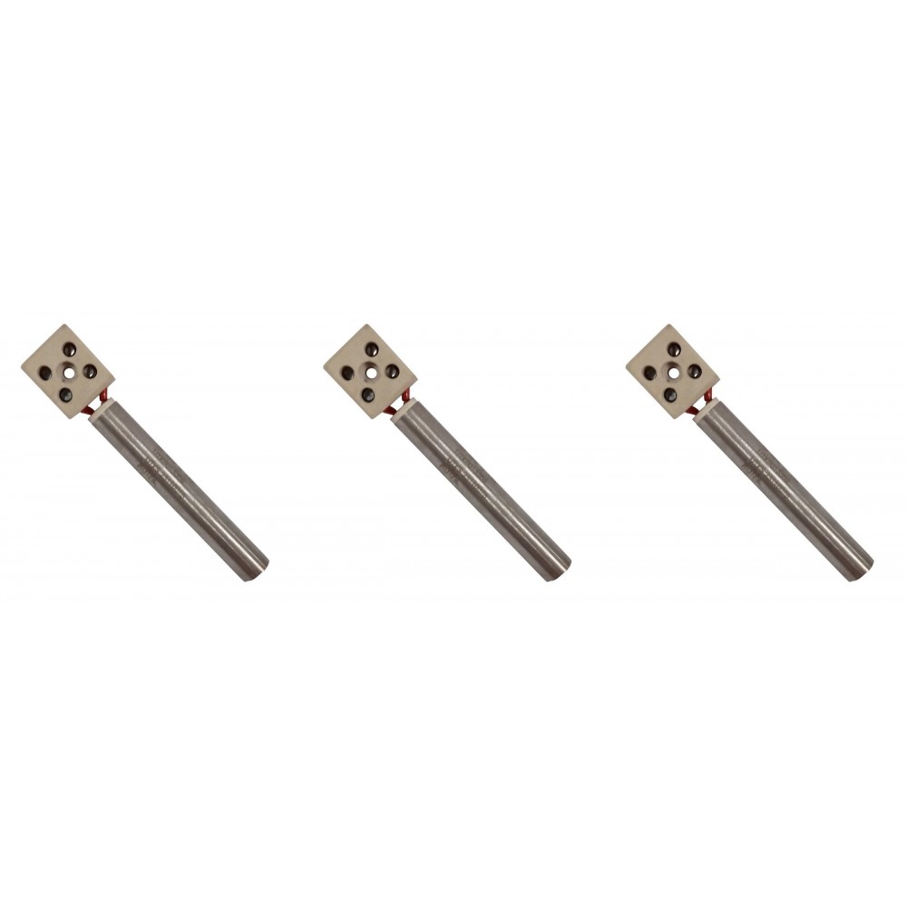 Zapaľovač / rezistor pre peletové kachle Eurofiamma, Arce a iné, dĺžka 80mm, 250W - x3 | Zapaľovače / rezistory pre peletové kachle | Diely pre peletové kachle |