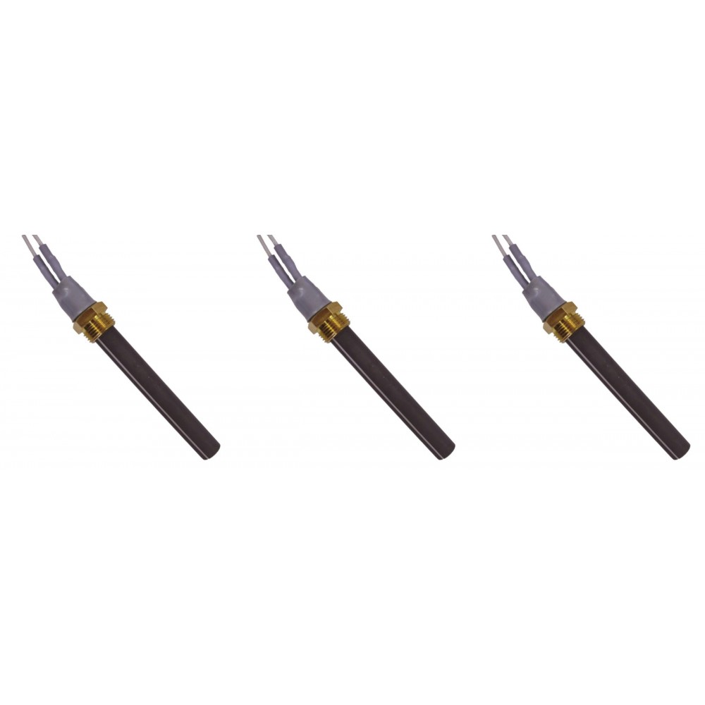 Keramické Zapaľovač / rezistor pre peletové kachle BURNiT, Deville a iné, celková dĺžka 94mm, 300W - x3